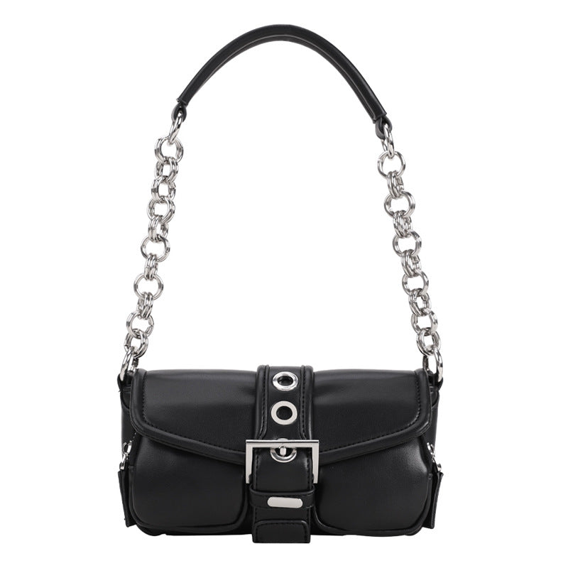 Wholesale Mini Retro Ring Chain PU Underarm Bag